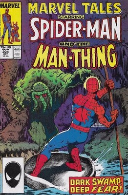 Marvel Tales (1964) # 204 (8.0-VF) Man-Thing, Spider-Ham 1987