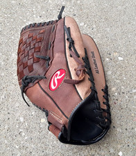 Rawlings Baseball Softball 13" Glove Brown Leather R130RB Renegade Fastback RHT