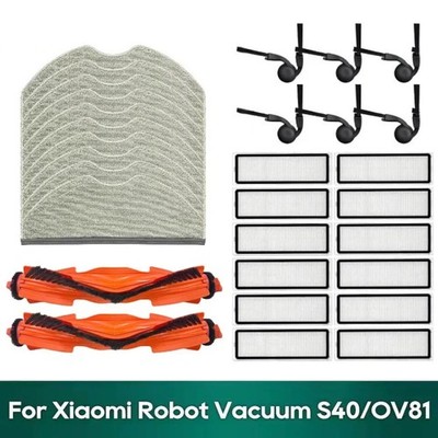 Replacement Kit For Xiaomi S40 (OV81) Robot Vacuum Spare Parts Brush Filter Mops