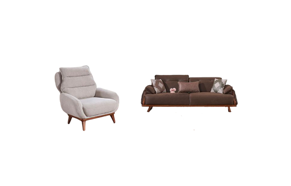 Sofa Polstergarnitur Wohnzimmer Sessel Couchgarnitur Polsterset Couch Garnitur-image