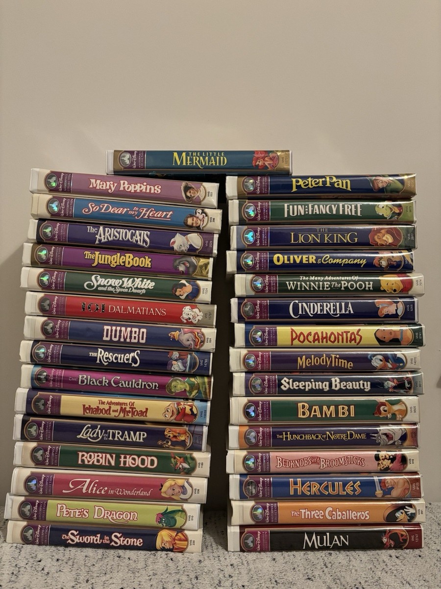 ♪バンビ♪Disney温冷庫 RARE WALT DISNEY MASTERPIECE VHS COLLECTION ALL 31 TAPES