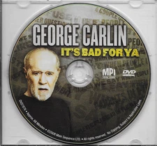 George Carlin: It's Bad For Ya Standard Edition 2008 DVD Like New DISC ONLY