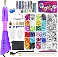 Hotfix Applicator, Bedazzler Kit with 5784 PCS Rhinestones for Crafts, DIY Hot F