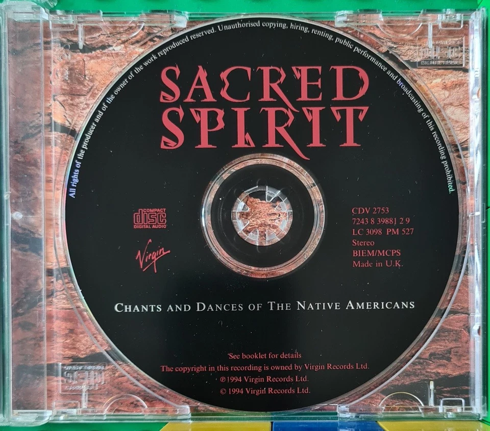 Sacred Spirit - Chants and Dances of The Native Americans - Virgin CD - Bild 3 von 3