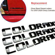 3pcs Black Side Door Letter Emblems Badge For Colorado 2007-20 Truck Nameplate 3pcs Black Side Door Letter Emblems Badge For Colorado 2007-20 Truck Nameplate