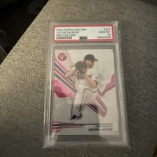 2024 Topps Pristine Jacob Degrom Pink 02/15 PSA 10 Rangers Pop 1