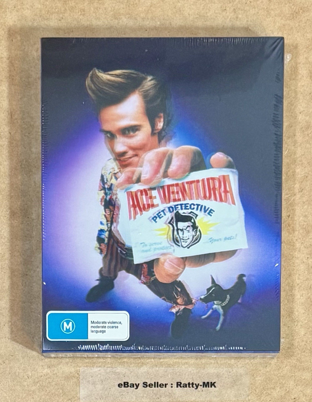 ACE VENTURA - (AU IMPORT) 4K + BLU RAY LENTICULAR STEELBOOK EDITION - NEW