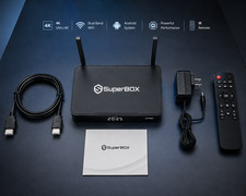 SuperBox S7 Pro Smart TV Box Media Player HD Streaming Box Latest Version