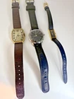 Bundle!! 3 Vintage Watches (Elgin, Elgin Sportsman 17j For Men & Seiko Ladies)