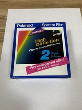 Vintage Polaroid Spectra High Def Instant Film, 2 Pack 20Pics EXPIRED 06/90