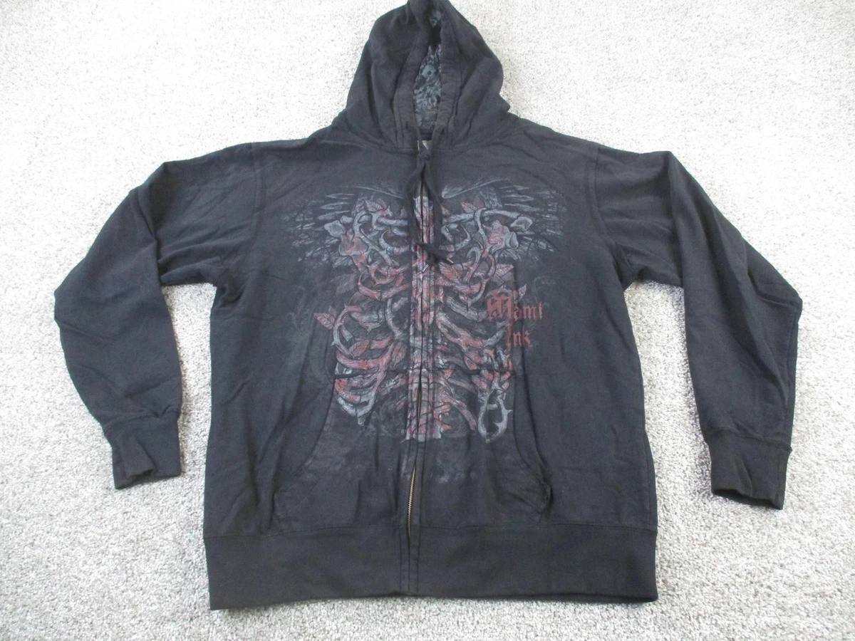 00s archive scull zip up hoodie y2k punk skull zip up hoodie 