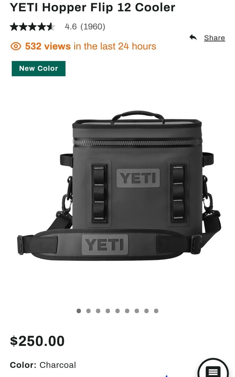 YETI HOPPER FLIP 12 イエティ ホッパー  チャコール YETI Hopper Flip 12 Personal Cooler