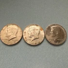 ( 3 )  Coin Lot 2 Of 40% silver Kennedy half dollars.1967, 1968 & (1) 1971 s