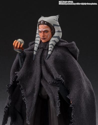 S.H.Figuarts STAR WARS Ahsoka Ahsoka Tano 150 mm Modellino Bandai Giappone - Foto 5 di 8