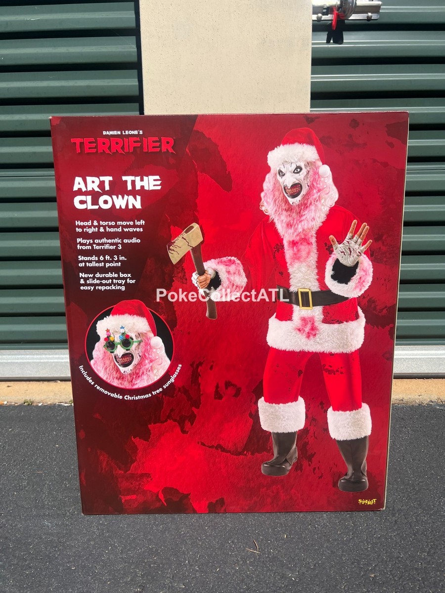 NEW* Spirit Halloween 6 Ft 3 Art the Clown Animatronic - Terrifier