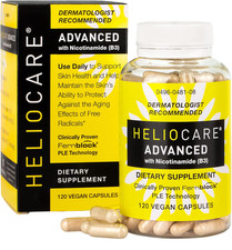 Heliocare Advanced Nicotinamide B3 Supplement - 120 Vegan Capsules - Fernblock