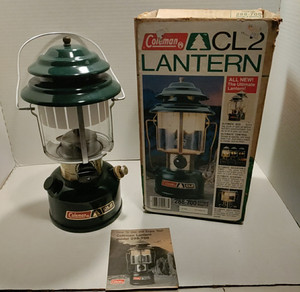 1985 Coleman CL2 Lantern,288-700 Double Mantle,Very Nice Light,No Disappointment