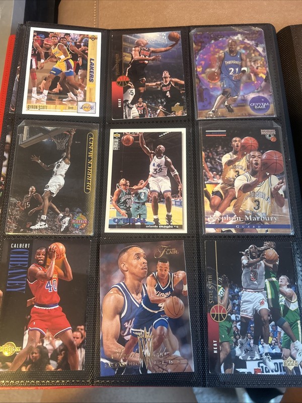 Lot of 9 NBA Basketball Cards