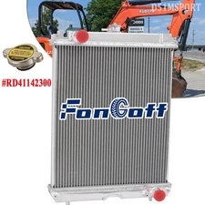 Aluminum Radiator Fits Kubota U45-3ST U50-3 KX121-3S KX121-3 KX161-3 RD41142300