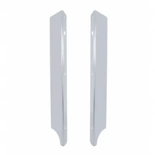 United Pacific 20695 Grille Deflector   Side, Stainless Steel, 4 Headlight