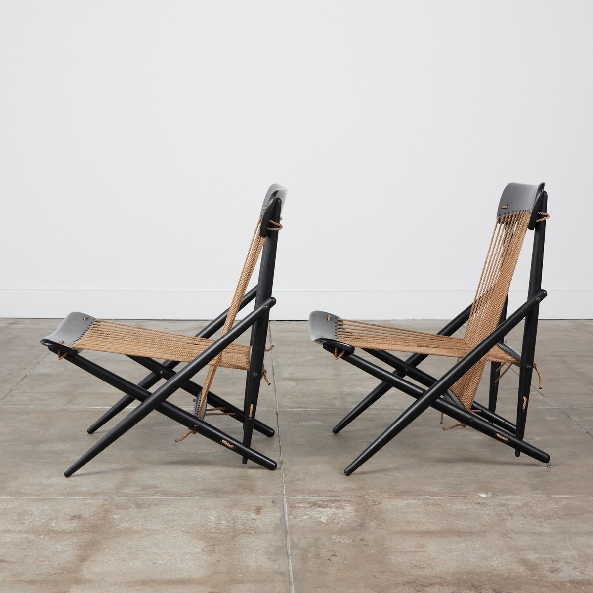 Pair of Maruni Rope Lounge Chairs, Japan 1950s | eBay