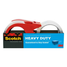 1.88 In. X 54.6 Yds. Heavy Duty Shipping Packaging Tape with Dispenser 2-Pack