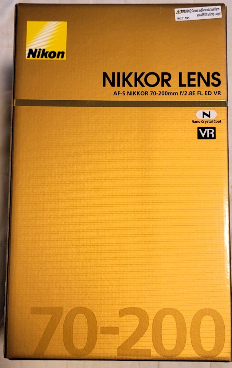 Nikon Nikkor AF-S 70-200mm f2.8E FL ED VR Lens for sale Nikon Nikkor AF-S 70-200mm f2.8E FL ED VR Lens for sale