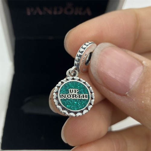 Pandora Up North Charm Great Lakes Charm Travel Charm S925 Silver with box
