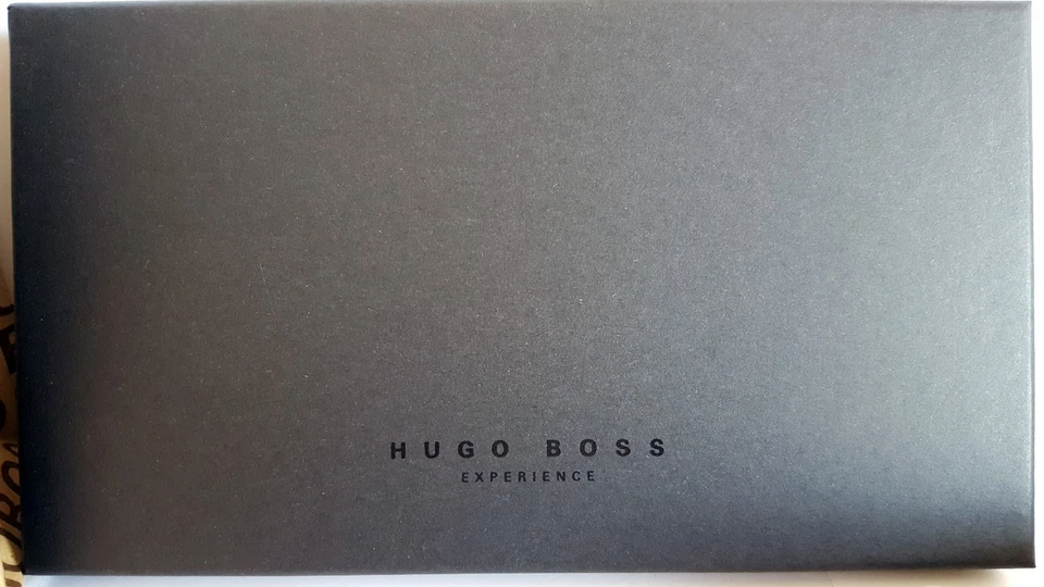 HUGO BOSS Portafoglio Cartellina Porta Documenti Vera Pelle - colorTesta di Moro - Imagen 3 de 3