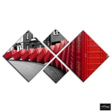 London Phoneboxes   Landmarks BOX FRAMED CANVAS ART Picture HDR 280gsm