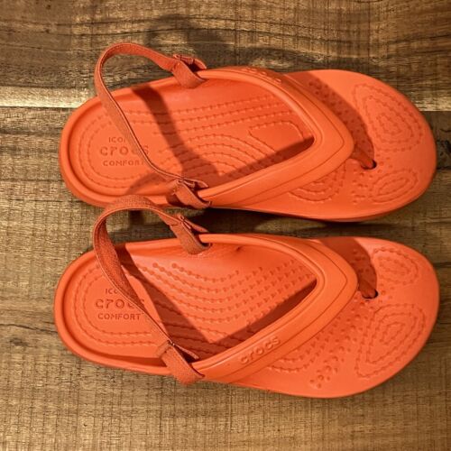 Crocs Toddler Boys Classic Flip Flop Sandals size 10 C - Picture 2 of 6