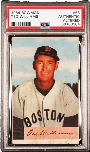 1954 Bowman Ted Williams Baseball Cards