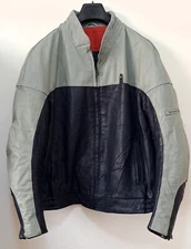 Vintage 80s  BMW Motorcycle Jacket Motorrad Leather  Size 58 D