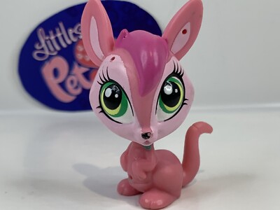 リトルペットショップ LPS Littlestpetshop LOLA HOPALONG KANGAROO #3656 - Authentic Littlest Pet Shop