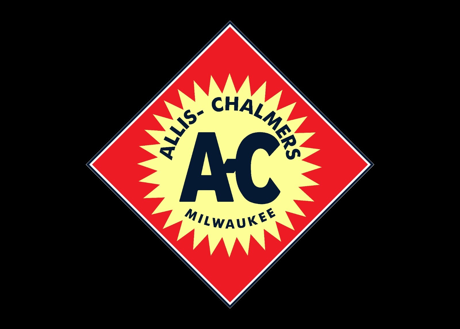 Allis-Chalmers Vintage Logo - Redrawn Emblem Logo Sticker Decal | eBay