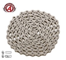 KMC ALTALINE Single Speed BIKE CHROME Chain 1/2 x1/8 x112 LINK Cruiser FIXIE BMX