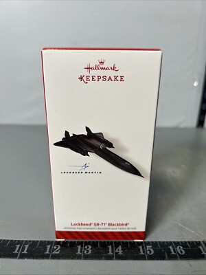 2014 Hallmark Keepsake Lockheed Martin SR-71 Blackbird Die Cast Ornament NIB