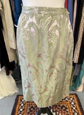 Authentic Vintage 1960s Paisley Skirt 