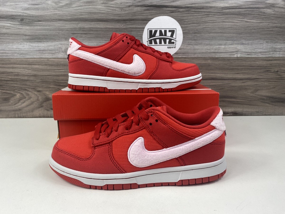 NEW Nike Dunk Low Red White 'Valentine's Day' | FZ3548 612 GS