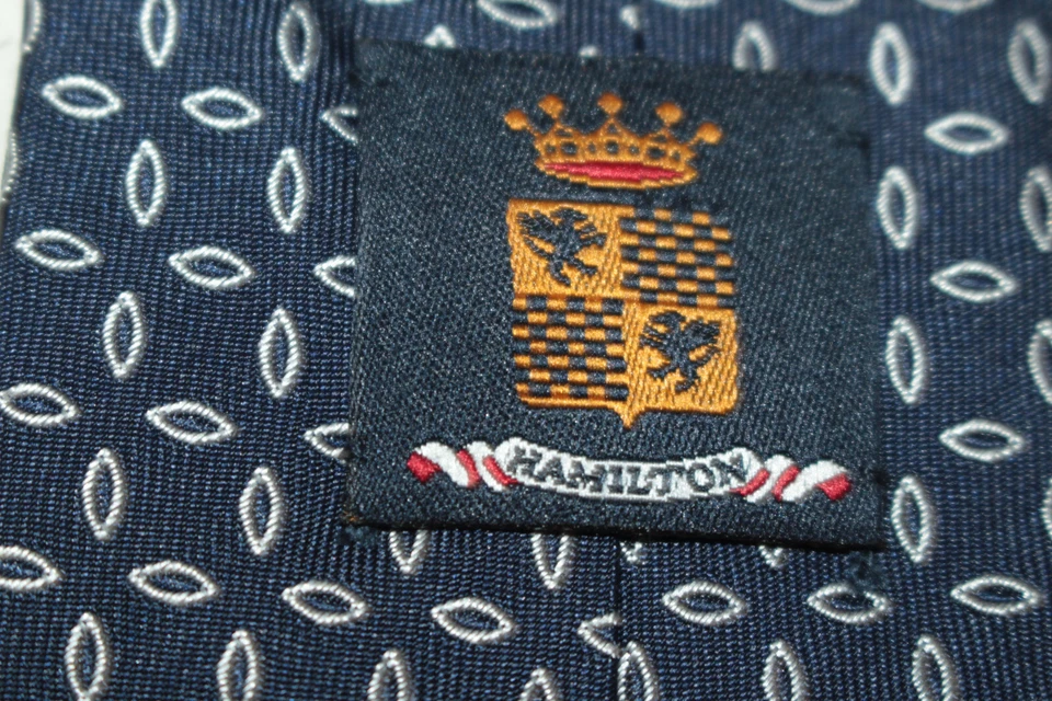 HAMILTON Silk tie Made in Italy F80391 - Image 4 of 4