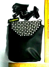 leather belt loop clip purse lady rider bag biker chick motorcycle accessory new