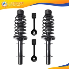 Complete Front Struts For VW Beetle 01-10 Jetta Golf 01-05 w/ Sway Bar End Links