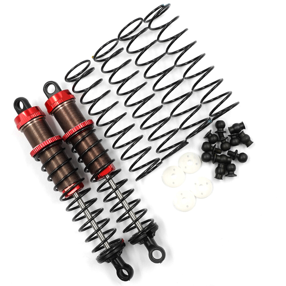 Yeah Racing Aluminum Big Bore Go 100mm Damper Red 2pcs 1/10 RC Car Off Road