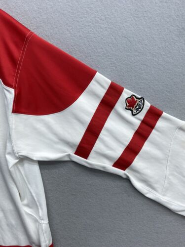 Y2K Nike Team Canada IIHF White Hockey Jersey Men's Size Medium M - Picture 4 of 13