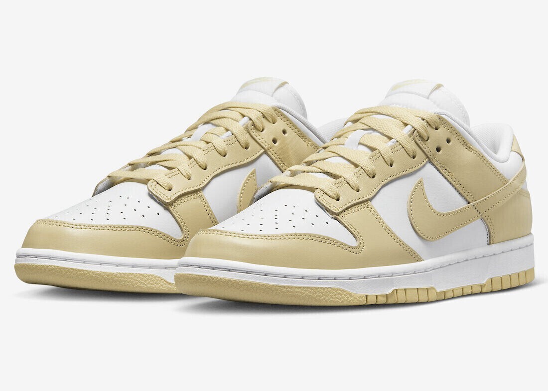 スケートボード NIKE DUNK LOW RETRO BTTYS mens Nike Dunk Low Retro BTTYS Men's Size 7 White/Team Gold-White