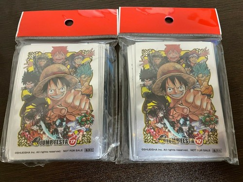 Shonen Jump Festa 17 Limited All Star Card Sleeves Set Of 2 Yugioh Ebay