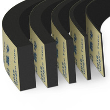 Door Waterproof Single Sided Adhesive Foam Sponge Rubber Seal Strip Tape UK