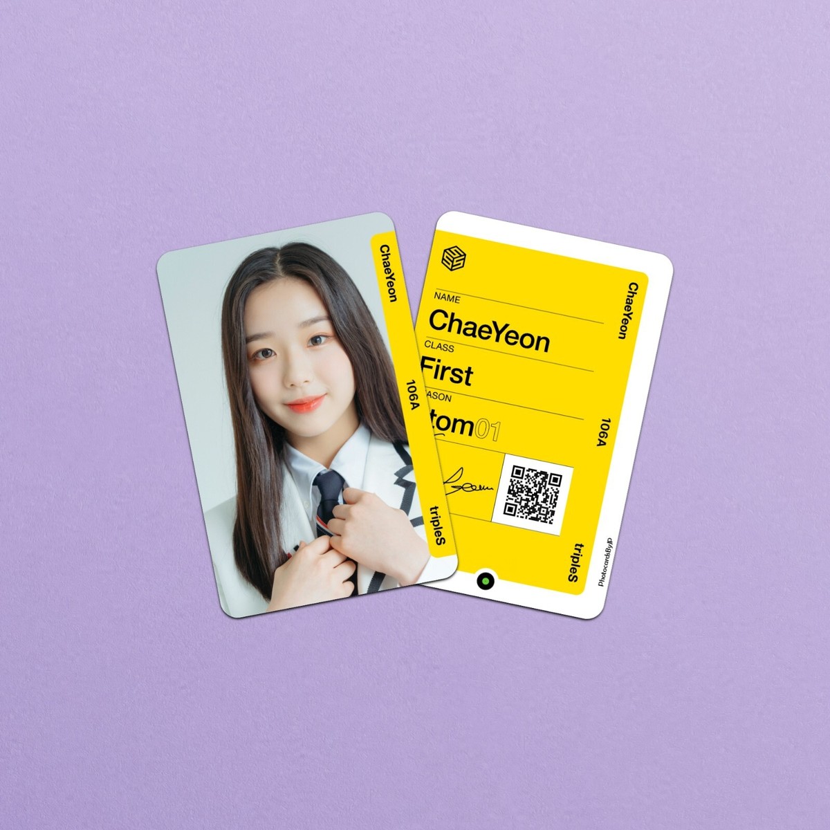 tripleS S4 ChaeYeon REPLICA objekt Atom01 100-108 Fanmade