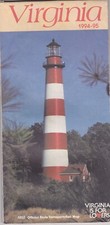 1994-95 Official State Issue Road Map of Virginia