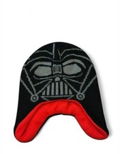Star Wars Kids Beanie Hat Red Black Darth Vader Cold Weather Cap